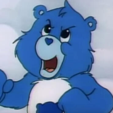grumpy bear circa 2017